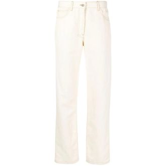 Giuliva Heritage Collection Dan Jeans - Dames - Jeans - Wit - Maat: 2XL Katoen