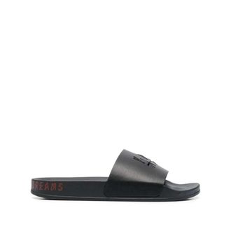 44 Label Group Sliders, male, Black, 7 UK, Sandals