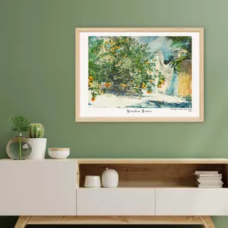 Dmora Quadro Mimesira, Materiale Struttura In Tessuto, Materiale In Legno Nobilitato, Materiale Struttura In Legno Nobilitato, 35x45h Cm Multicolore