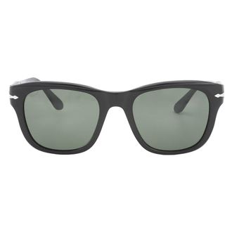 Persol Green Square Unisex Sunglasses PO3313S 95/31 52