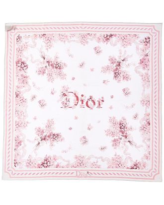 Dior Lilac Silk Scarf