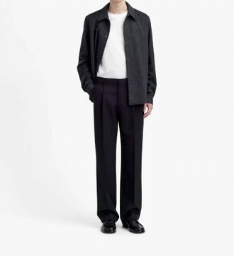 Tiger Of Sweden Todne Straight Leg Trousers In Black