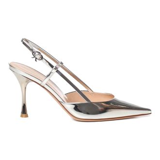 Gianvito Rossi Dames, Schoenen, Grijs, Maat: 40 EU Leer