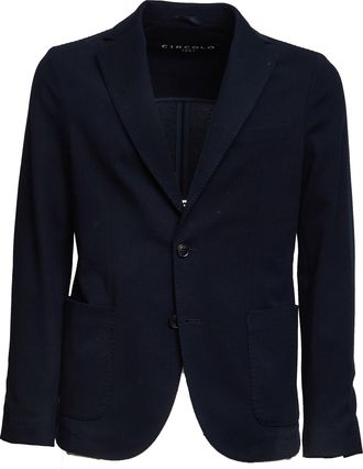 Circolo 1901 Premium Piquet Single-Breasted Blazer