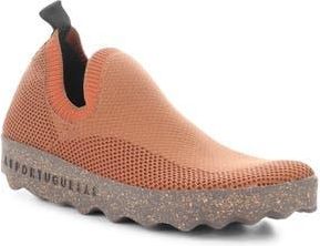 FLY London Clip Slip-On Sneaker in 007 Chestnut Recycled Knitt at Nordstrom Rack, Size 10-10.5Us / 41Eu