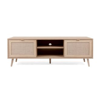 Calicosy Mueble de TV 2 puertas 150 cm - Impresi&oacute;n efecto rat&aacute;n
