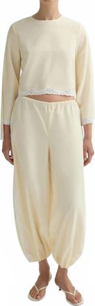 Poss&eacute; Tabitha Balloon Pant In Buttermilk