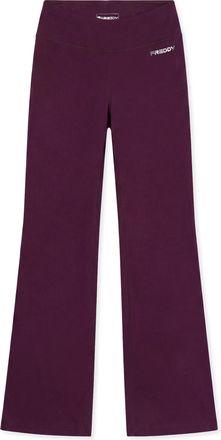 Freddy Leggings Flare a Vita Alta - Tessuto Mano Pesca