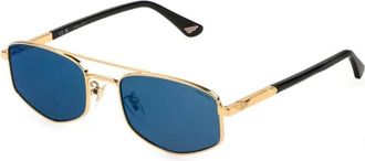 Police New Crossroads 3 Zonnebril - Heren - Zonnebrillen - Geel - 55 MM - Accessoires