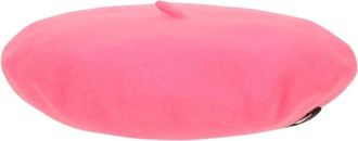 Borsalino Accessoires, Dames, Roze, ONE Size, Wol, Baskische Baret