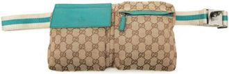 Gucci Pre-owned Belt Bag - Dames - Vintage Heuptassen - Beige - ONE Size - Leer - Vintage