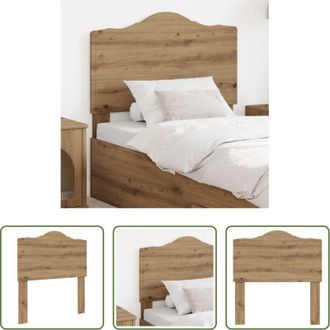 vidaXL Testiera in legno artigianale - Testiera Rovere artigianale 80 cm Legno multistrato