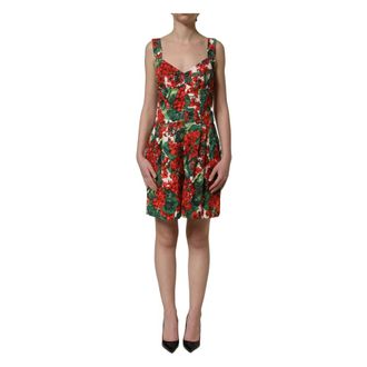 Dolce & Gabbana Short Dresses, female, Multicolor, Size: XS A-line Mini Dress
