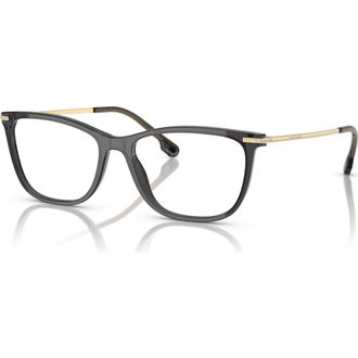 Versace 54mm Rectangle optical glasses in Black at Nordstrom