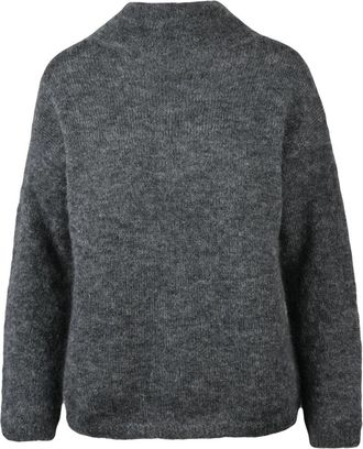Max Mara Taro Lupetto - Dames - Coltruien - Grijs - S - Wol - Truien & Vesten