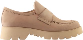 H&ouml;gl Beige Finn Casual Penny Strap Nubuck Loafers
