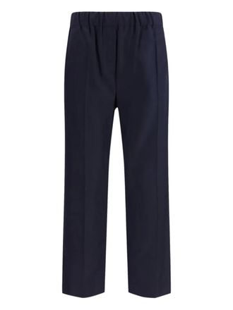 Max Mara elasticated-waist track pants - Blue