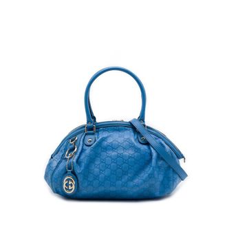 Gucci Pre-owned Gucci ssima Sukey Satchel Ladies FMBK7UNXECHOVFV0