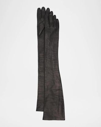 Toteme Extra-Long Leather Gloves