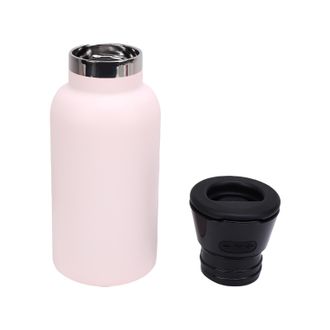 Infinite Botella De Agua Bluetooth Recargable Con Base Magn&eacute;tica, Acero Inoxidable, Resistente Al Agua Ip65, 350 Ml, Rosa, Botella De Agua Deportiva Bluetooth 