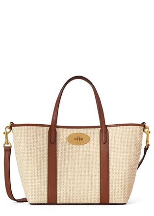 Mulberry Bayswater Mini Raffia Cross-body bag - Cream - One Size