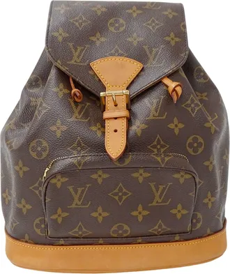 Louis Vuitton Brown Monogram Canvas Backpack (Pre-Owned)
