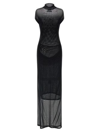 Jean Paul Gaultier Womens Flocked Dress
