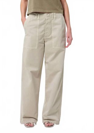A Gold E Yuna Utility Wide Leg Pant In Pumice