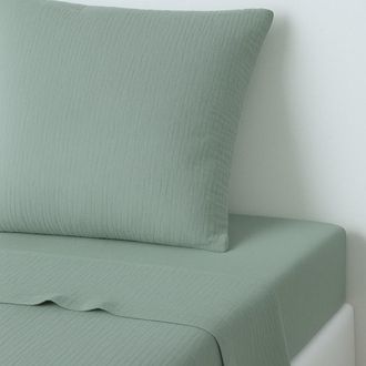 Febronie S&aacute;bana encimera algod&oacute;n 240x300 verde celad&oacute;n