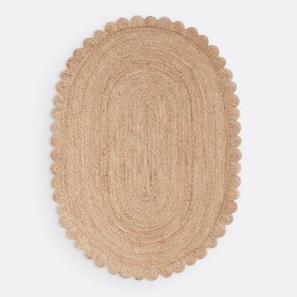 La Redoute Interieurs Ovalen tapijt in jute, Aftas