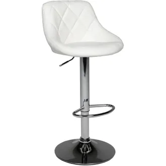 Happy Garden Taburete de bar blanco JASPER