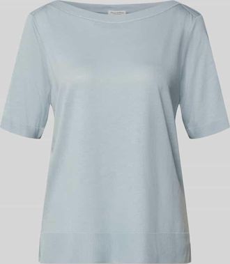 Marc O'Polo Loose Fit T-Shirt aus Lyocell-Baumwoll-Mix in Hellblau, Gr&ouml;&szlig;e XXL