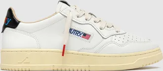 Autry Baskets Homme Medalist Low Lea Lealogo White Black