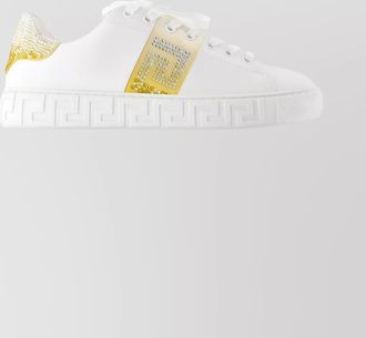 Versace silk low-top sneakers
