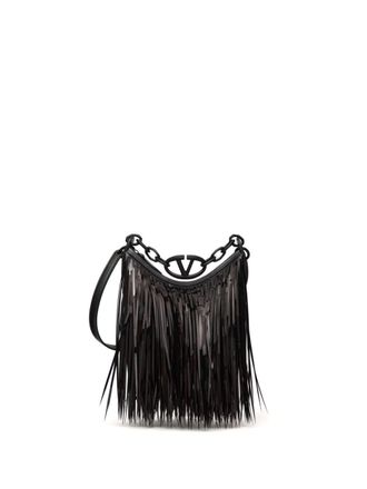 Valentino Garavani VLogo Moon mini-tas - Zwart