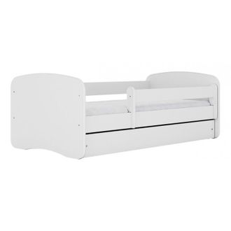 Topeshop Topeshop - happy - Letto completo bianco per bambini 140 x 80 cm base + materasso + cassettiera