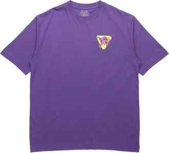 Palace x M-Zone Crossover Small Tri-Ferg Pattern Short Sleeve Unisex Purple P20TS086