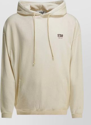 Golden Goose unisex star hooded sweater kangaroo pocket