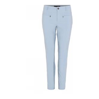 C.Ro Broeken, Dames, Blauw, 2Xl, Leer, Slim-fit Broeken