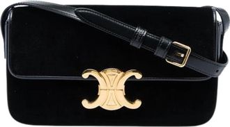 Celine Pre-owned Shoulder Bag - Dames - Vintage Schoudertas - Zwart - ONE Size - Leer - Vintage