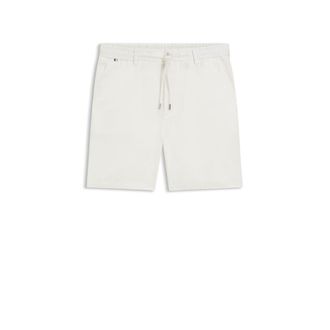 BOSS Linen-blend shorts in a modern fit