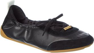 Chlo&eacute; Kick Leather Ballerina Sneaker