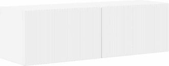 vidaXL TV Wall Cabinet White 98 x 31 x 29.5 cm Engineered Wood vidaXL