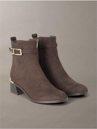 Calvin Klein Womens Womens Jallis Boot - Brown - 9.5
