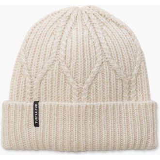 Turtle Fur Yak Wool Sully Beanie in White at Nordstrom