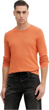 Joop Truien & Vesten, Heren, Oranje, S, Katoen, Svenor Sweater