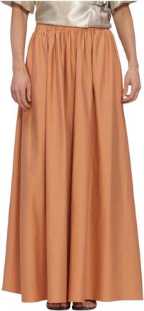 Est'seven Aylin Skirt - Dames - Maxi Rokken - Oranje - M - Rokken