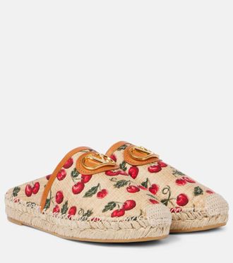 Valentino Garavani VLogo Cherryfic mules