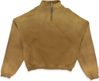 Rhude Camel Script Logo Quarter Zip