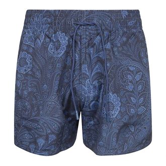 Etro Etro, Beachwear, male, Blue, Size: M Swim Trunk Roma
